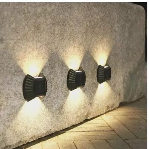 4 Focos Solares Caminero Doble Direccion