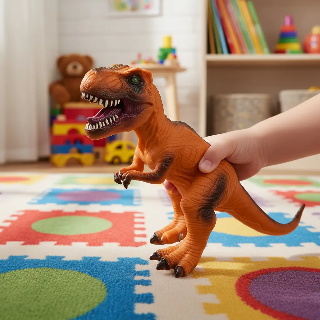 Dinosaurio De Goma modelo Tiranosauro Rex