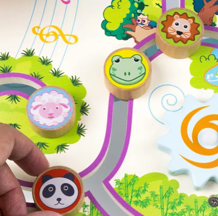 Mesa De Juegos Bebe Multifunción Madera Educativa Didáctica - Imagen 3