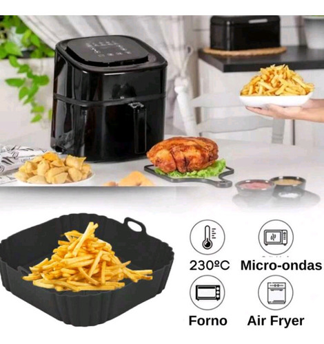 Sartén De Silicona Para Freidora de aire - Imagen 3