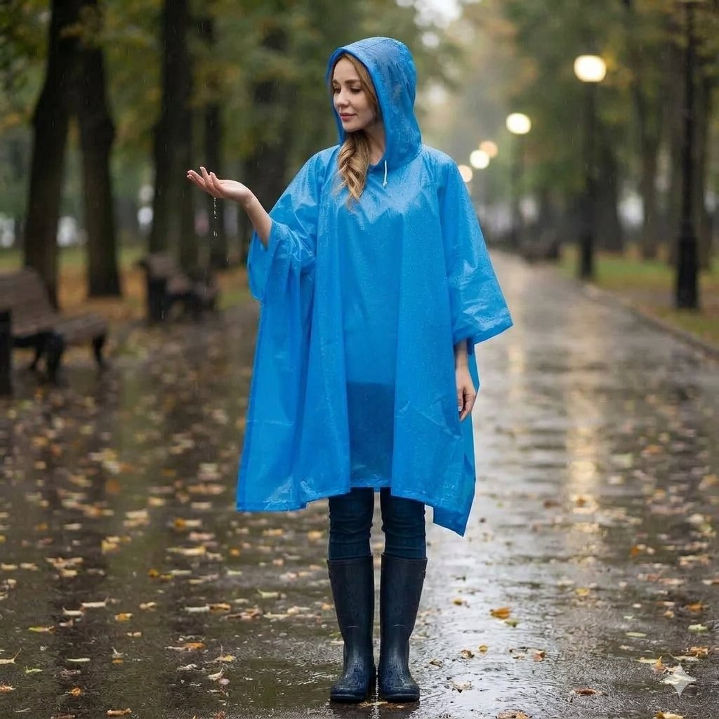 Poncho de lluvia de adulto