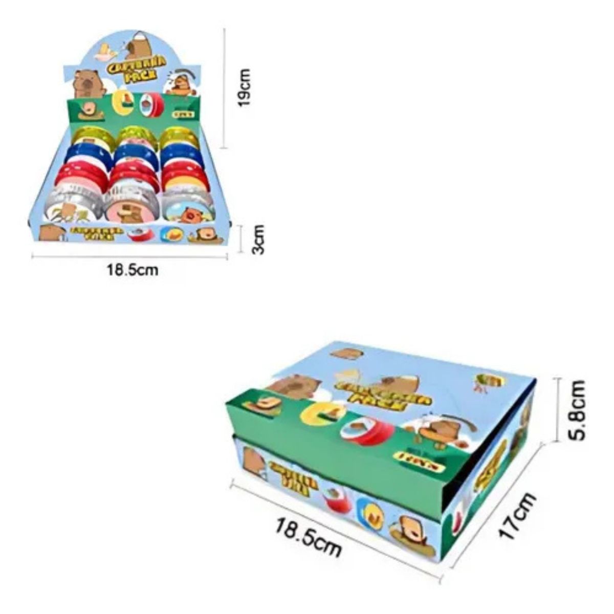 Yo-yo Con Luces Diseño Capibara,4 Colores Con Cuerda - Imagen 8