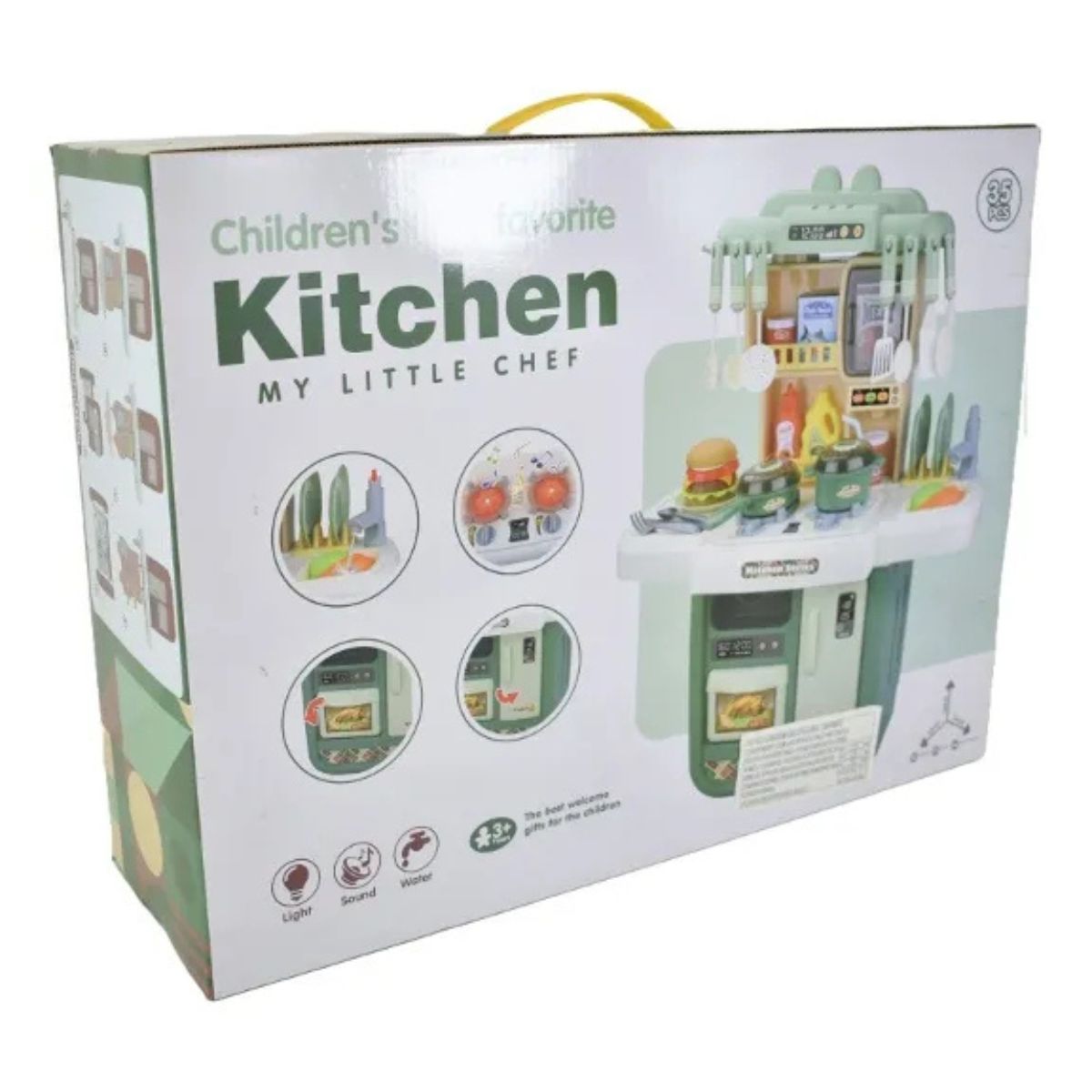 Cocina Infantil Juego Cocinita Con Luces Sonido Y Agua - Imagen 8