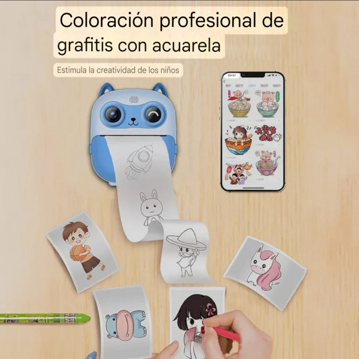 Cámara De Fotos Instantánea Polaroid Buho - Imagen 3