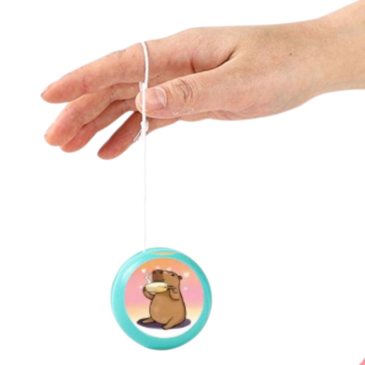 Yo-yo Con Luces Diseño Capibara,4 Colores Con Cuerda