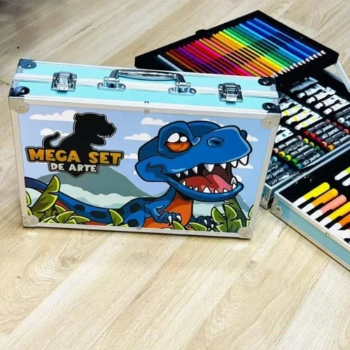 Set Valija Maletín Arte Escolar Didáctico 145 Piezas Pintar® - Imagen 4