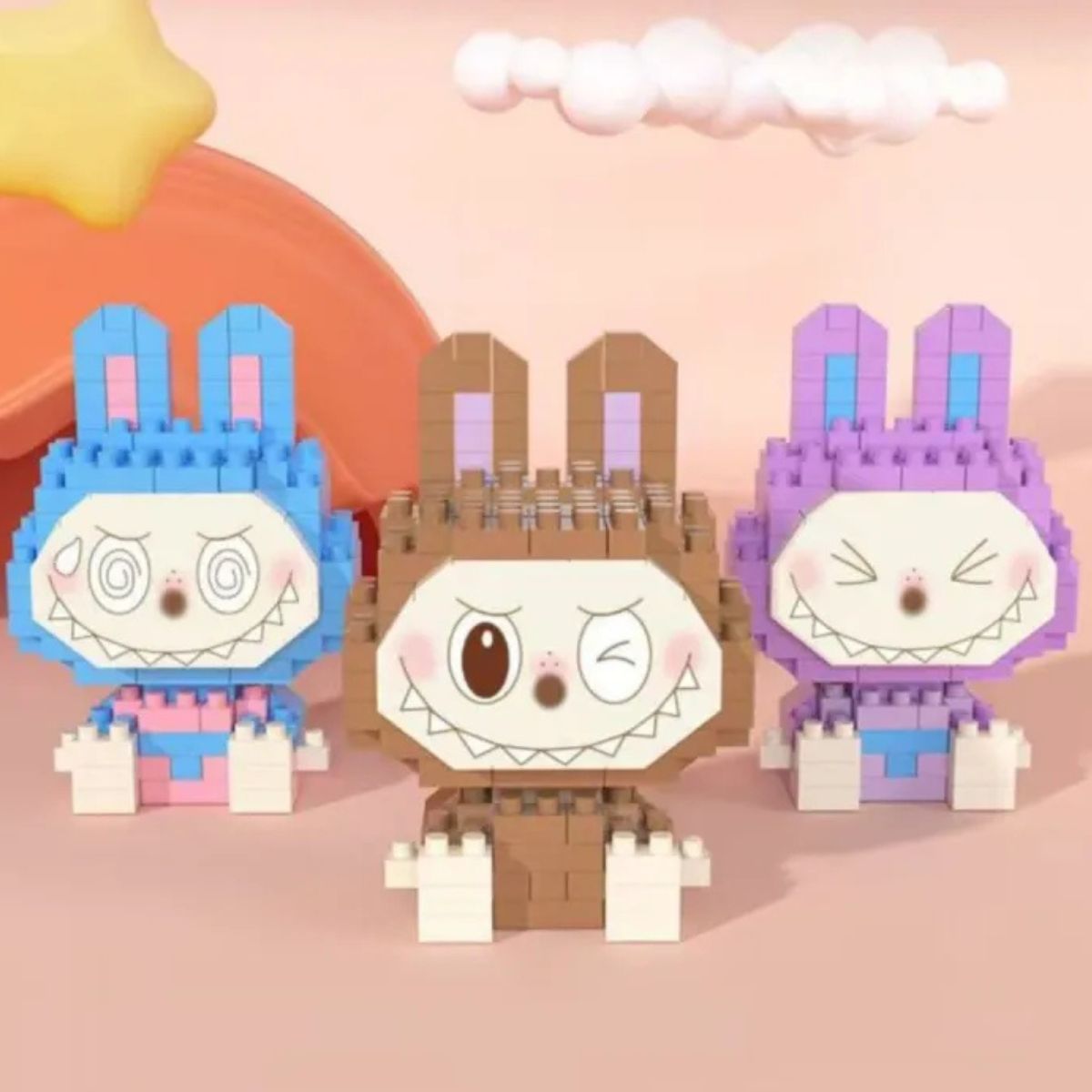 Mini bloques monstruos coleccionables