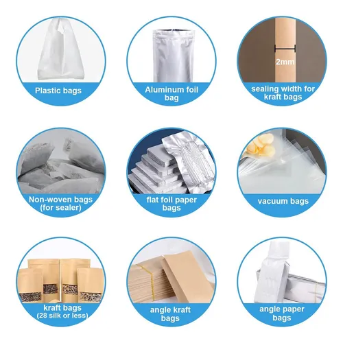 Selladora de bolsa Genérica Selladora 30 CMS color azul - Imagen 3