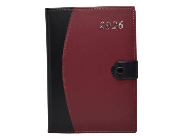 Agenda 2026 Tapa Dura Con Broche Mapa Uruguay Varios Colores - Imagen 3