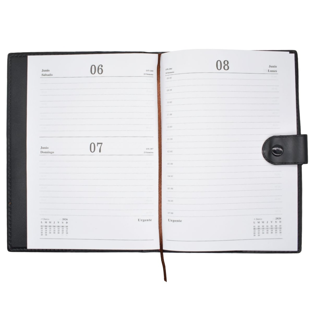 Agenda 2026 Tapa Dura Con Broche Mapa Uruguay Varios Colores - Imagen 6