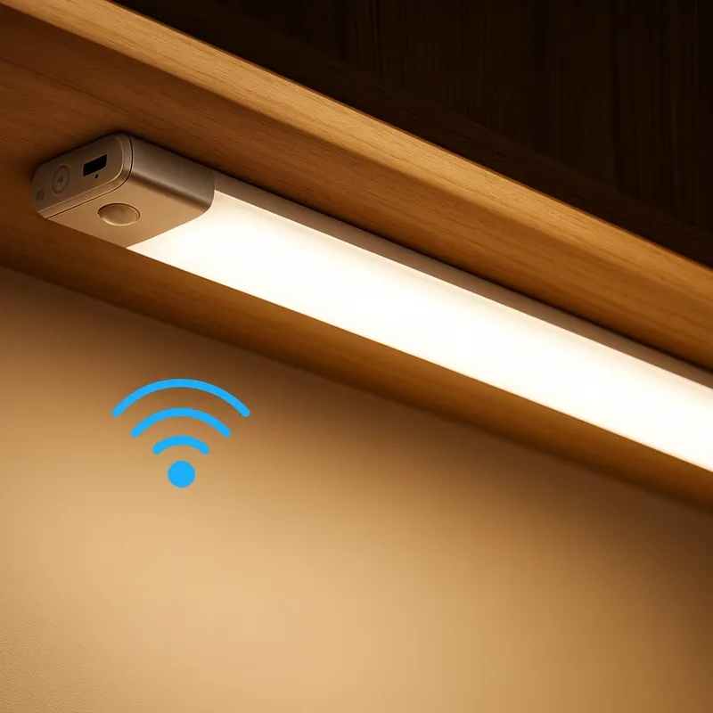 Barra Luz Led Recargable Bajo Mesada Media Cocina Sensor Movimiento - Imagen 10