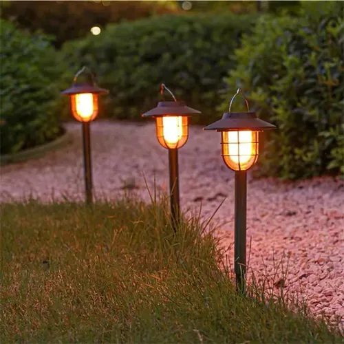 Foco Solar Jardín Estaca Pincho X2 Unidades Colgante - Imagen 6