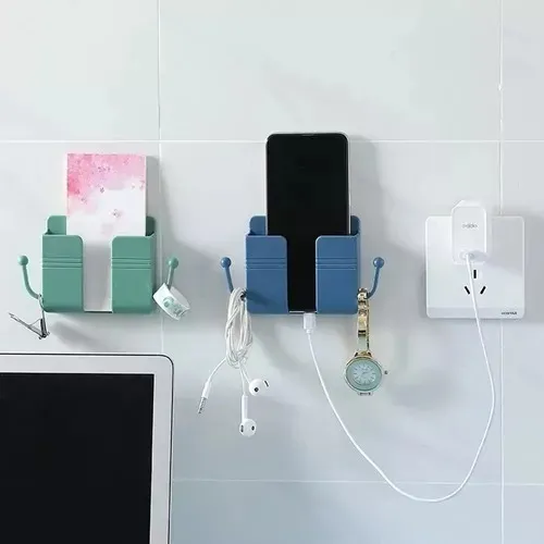 Organizador Control Remoto/celular Para Carga Adhesivo Pared - Imagen 3