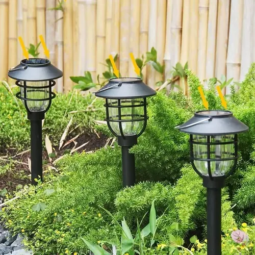 Foco Solar Jardín Estaca Pincho X2 Unidades Colgante - Imagen 4