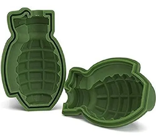 Molde De Silicona Con Forma De Granada 3d Para Hielo - Imagen 2