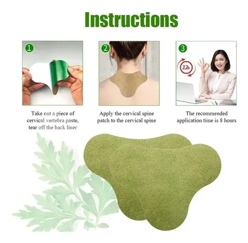 Parches Naturales Para Alivio D Dolor Cervical X 10 Uds - Imagen 3