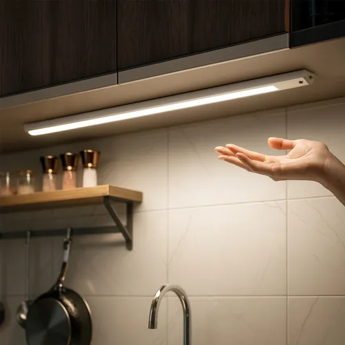 Barra Luz Led Recargable Bajo Mesada Media Cocina Sensor Movimiento - Imagen 8
