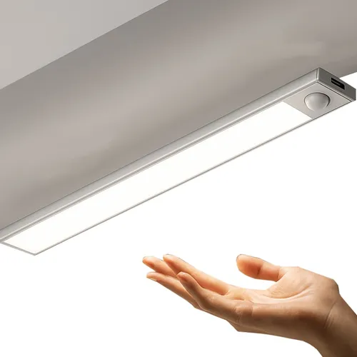 Barra Luz Led Recargable Bajo Mesada Media Cocina Sensor Movimiento