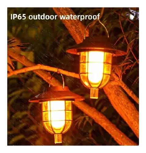 Foco Solar Jardín Estaca Pincho X2 Unidades Colgante - Imagen 7