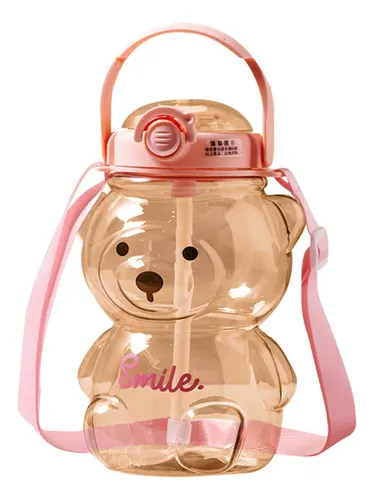 Botella Infantil Antiderrame + Sorbito Diseño Oso - Imagen 5