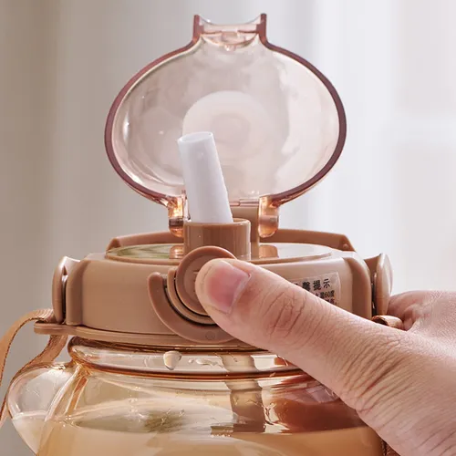 Botella Infantil Antiderrame + Sorbito Diseño Oso - Imagen 10