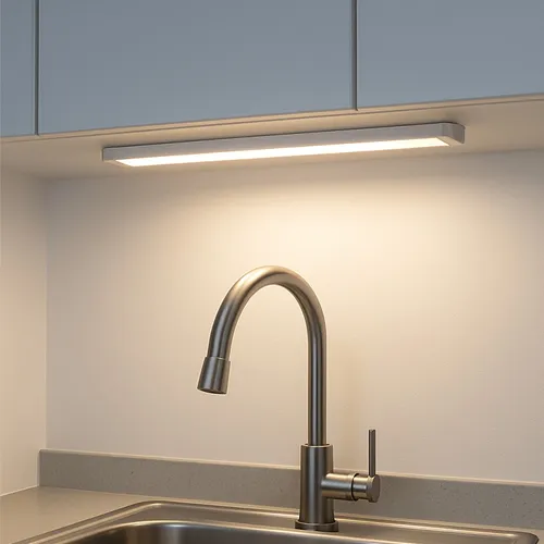 Barra Luz Led Recargable Bajo Mesada Media Cocina Sensor Movimiento - Imagen 6
