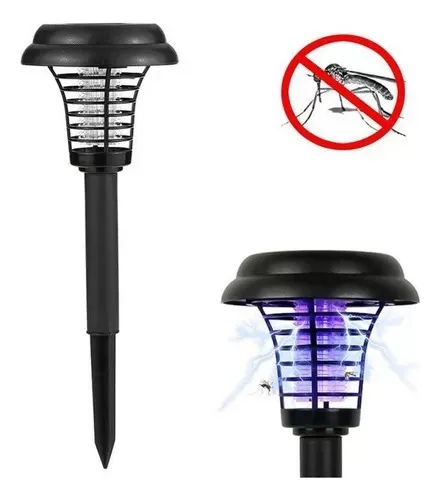 Lámpara Led Solar Estaca Exterior Original Mata Mosquito - Imagen 7
