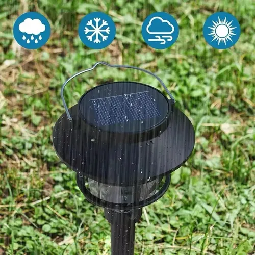 Foco Solar Jardín Estaca Pincho X2 Unidades Colgante - Imagen 3