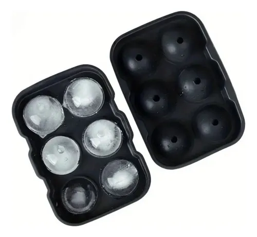 Cubetera Hielera Esfera Cubitos De Hielo Silicona Molde 3d
