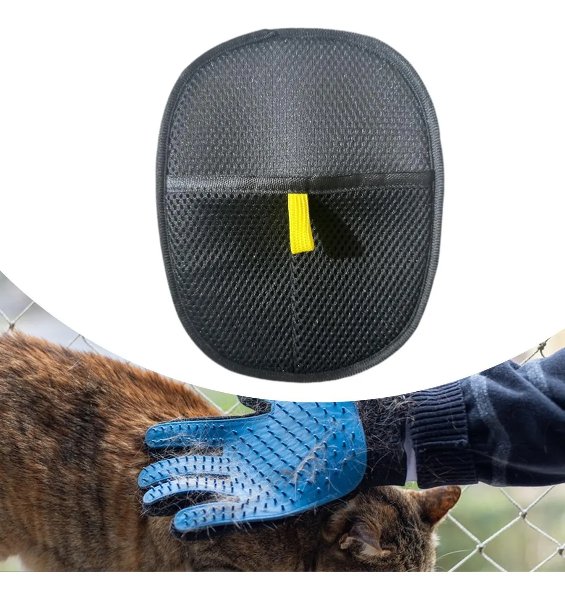 Guante Tipo Manopla Quita Pelos De Perro Gato Mascotas