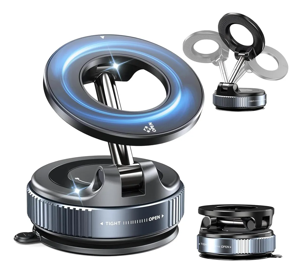 Soporte De Celular Para Auto Extrafirme 360 grados Con Iman Y Magsafe