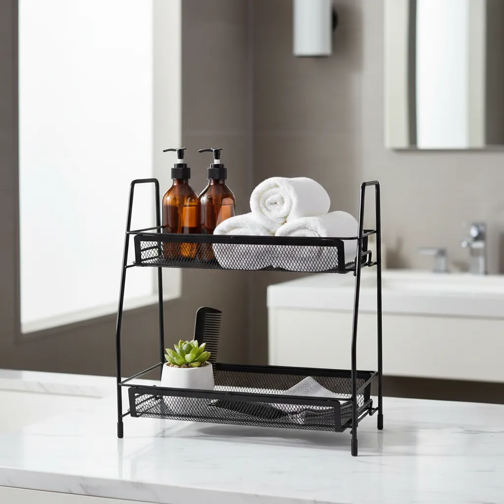 Organizador 2 Niveles  Estante Metal Cocina o baño
