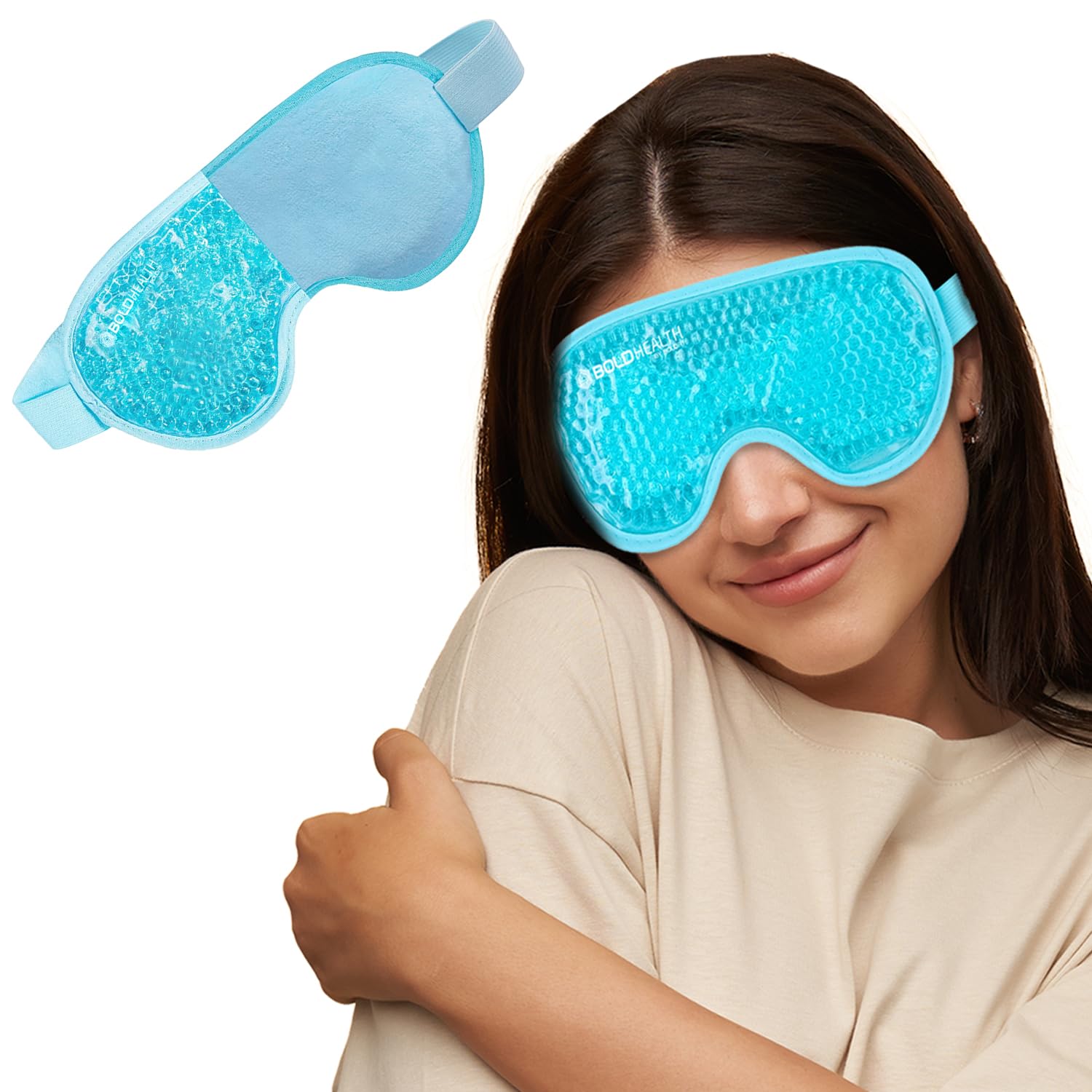 Antifaz De Gel Tratamiento Relajante Frío Calor