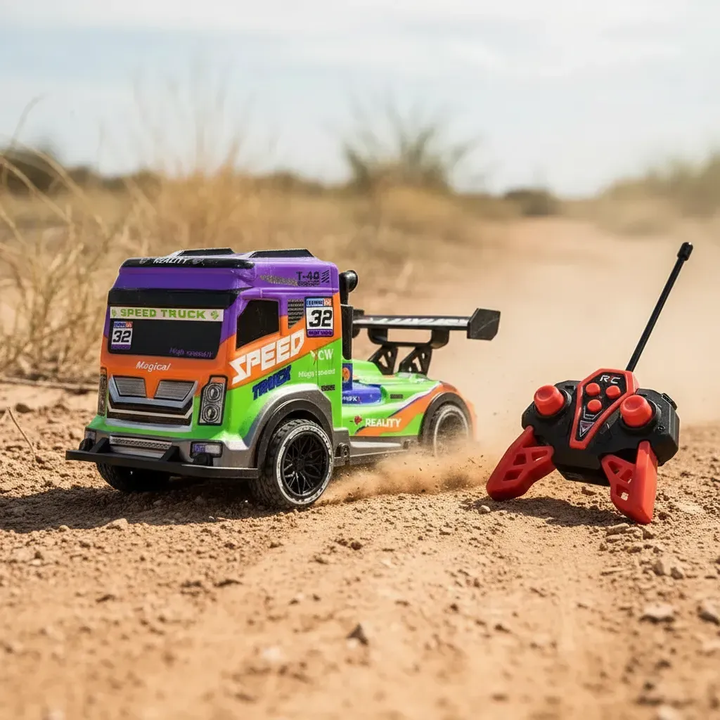 Camioneta Recargable A Control Remoto Con Luz