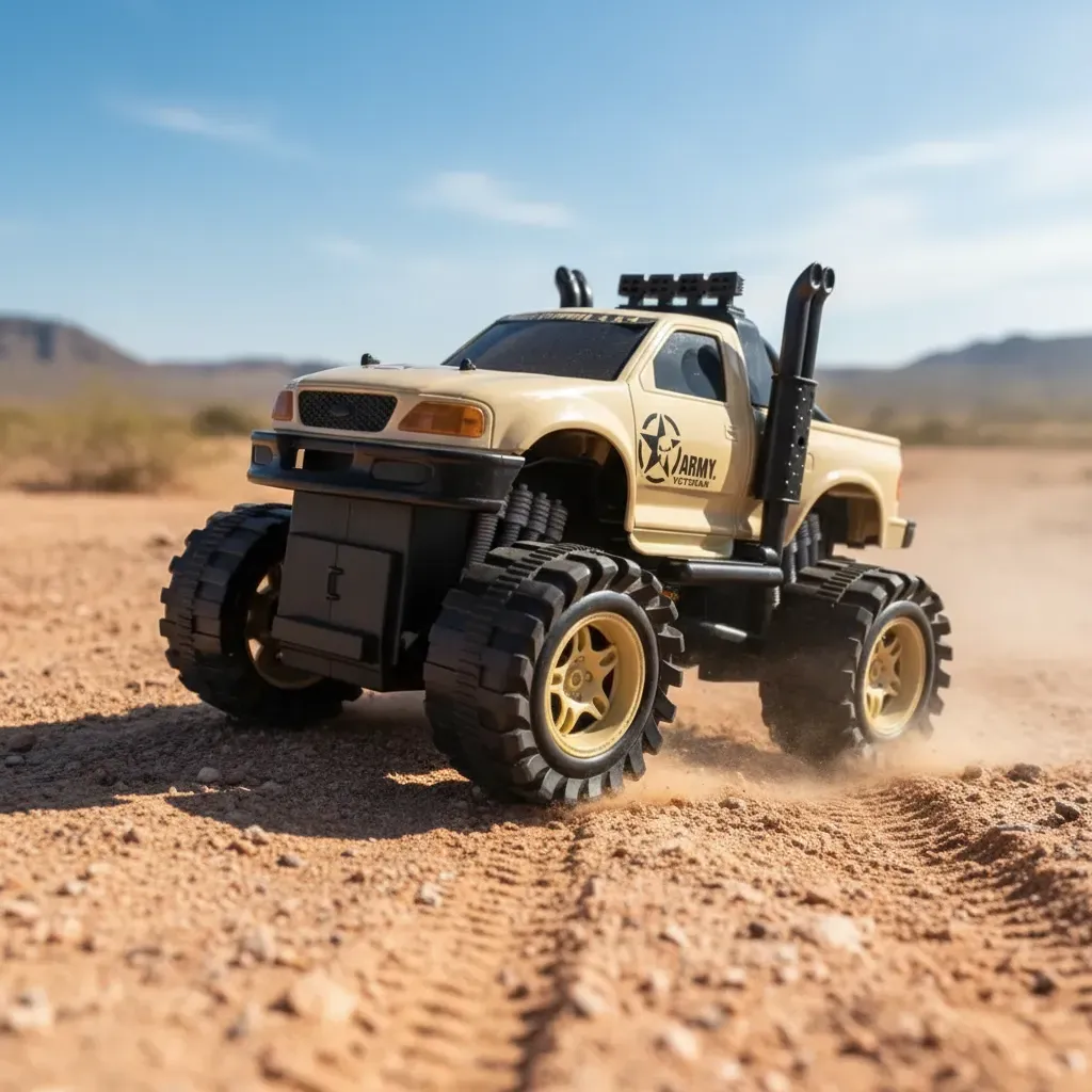 Camioneta Monster Truck A Fricción Xl 4×4 Todoterreno Grande