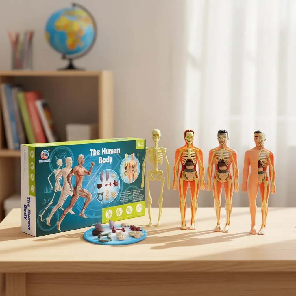 Juego Educativo Para Armar Cuerpo Humano Anatomía 28cm