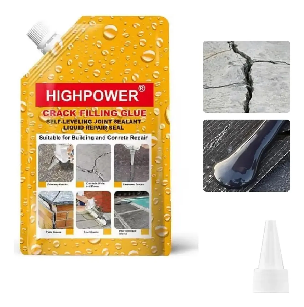 Silicona Sellador Grietas Fisuras Impermeable 500grs
