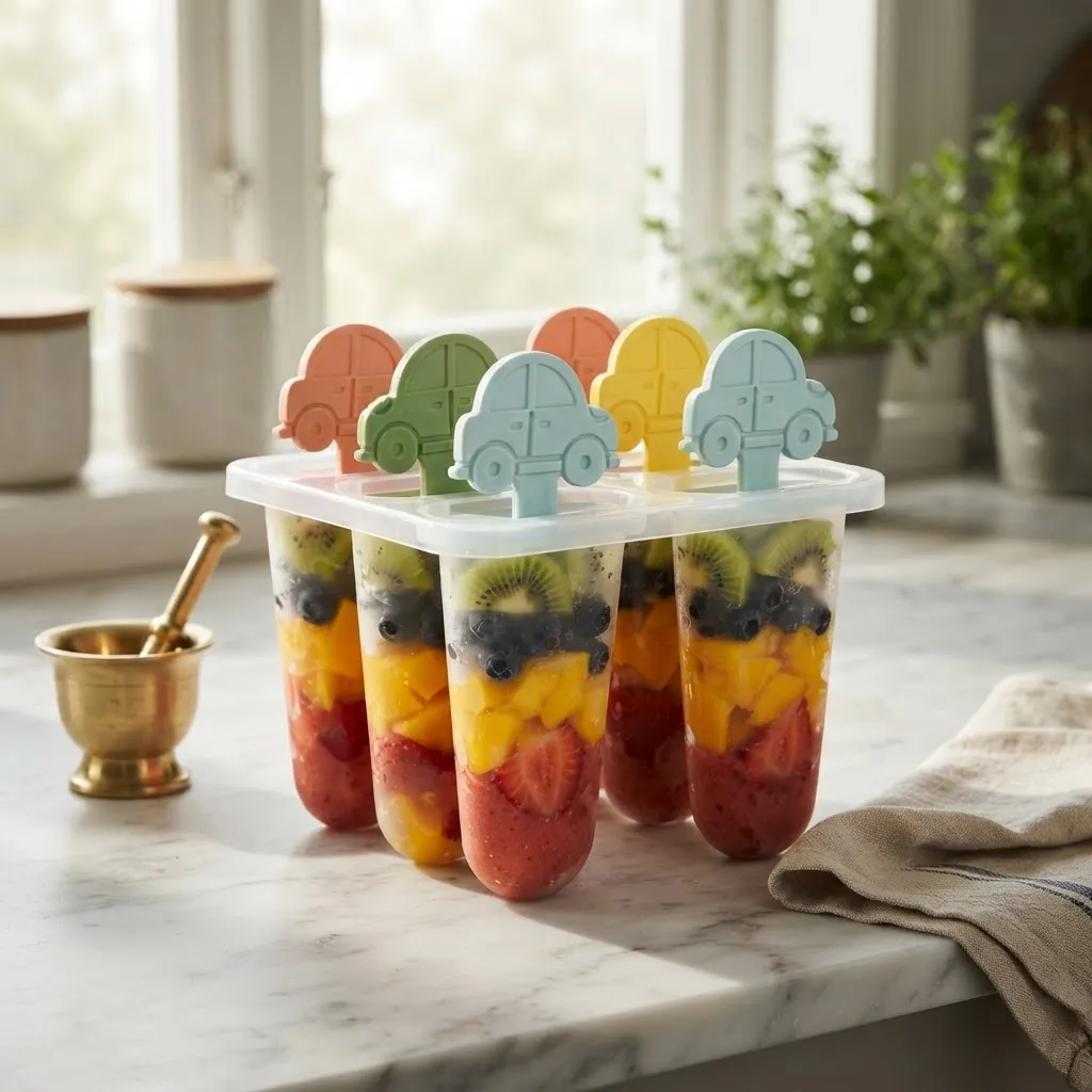 Moldes Para Helados De Autitos 6 Divisiones