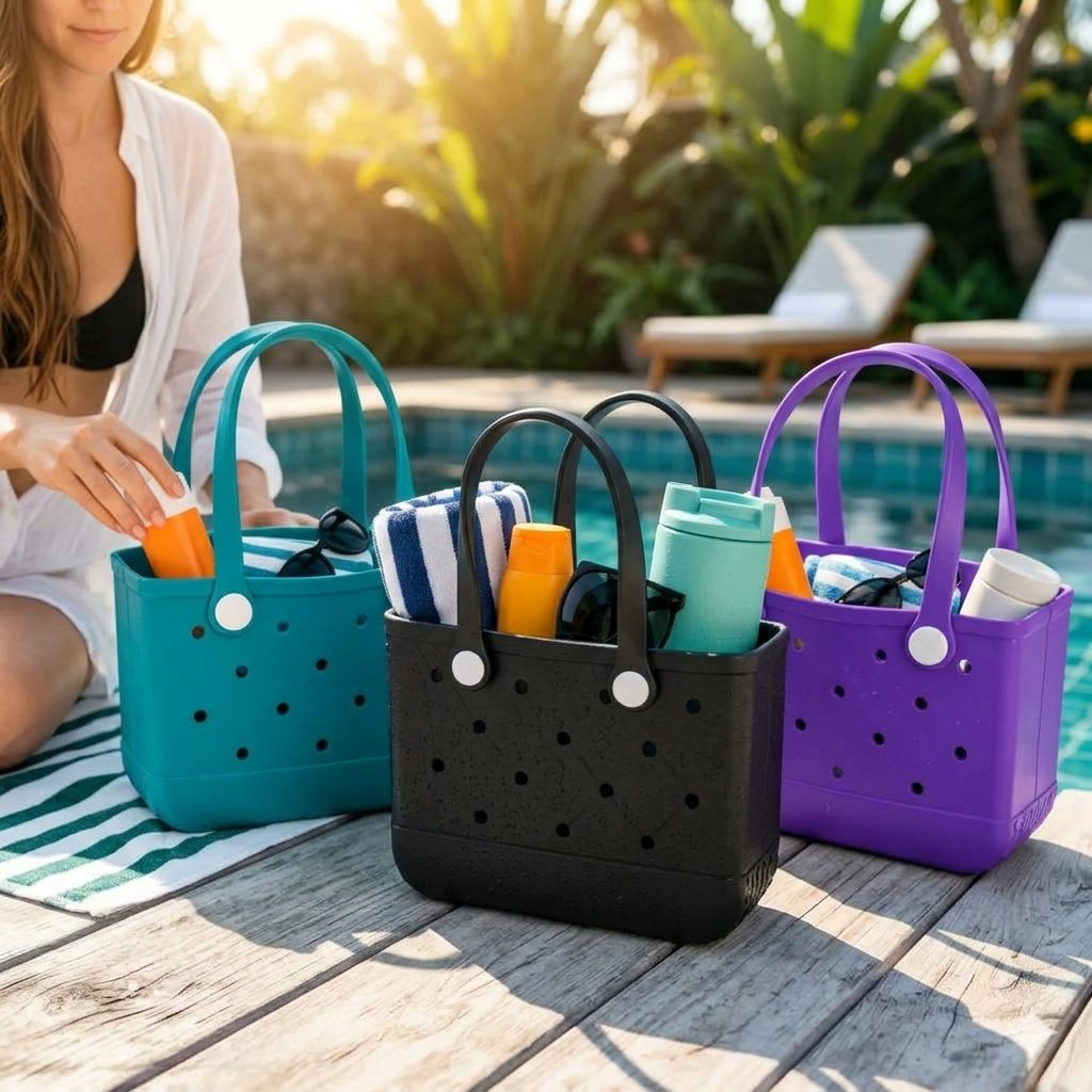 Bolsa De Playa Impermeable Lavable 28 Cm
