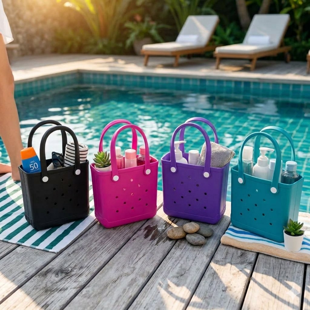 Bolsa De Playa Impermeable Lavable 20 cm