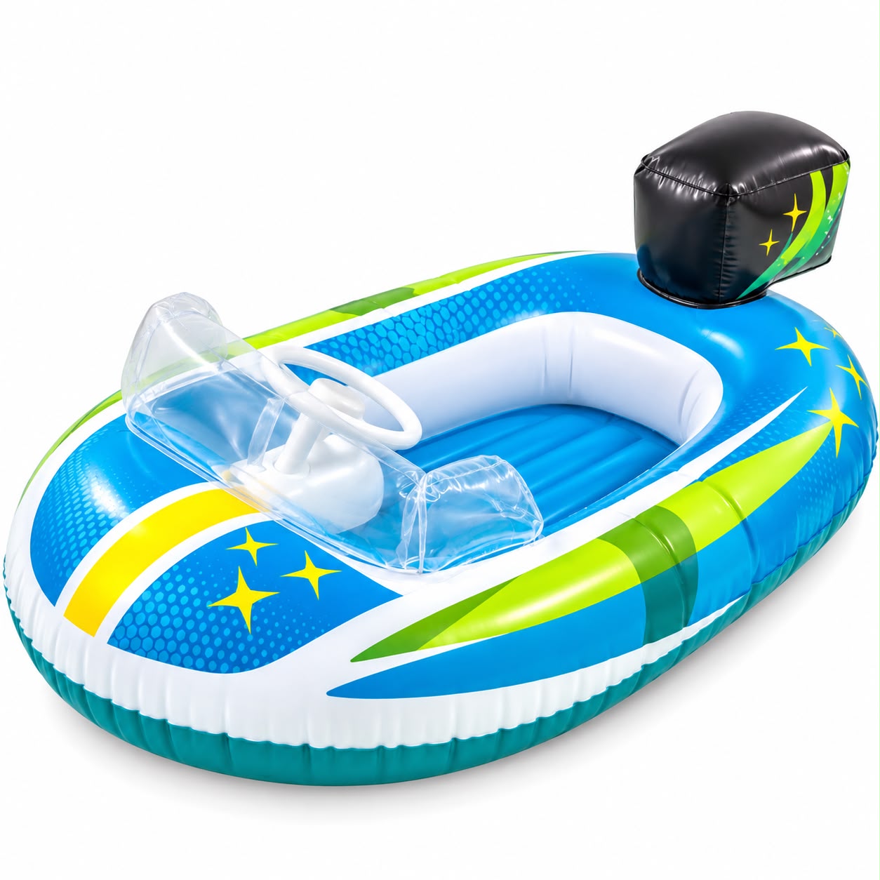 Inflable de Lancha Con Motor 119x114 Cm - Imagen 2