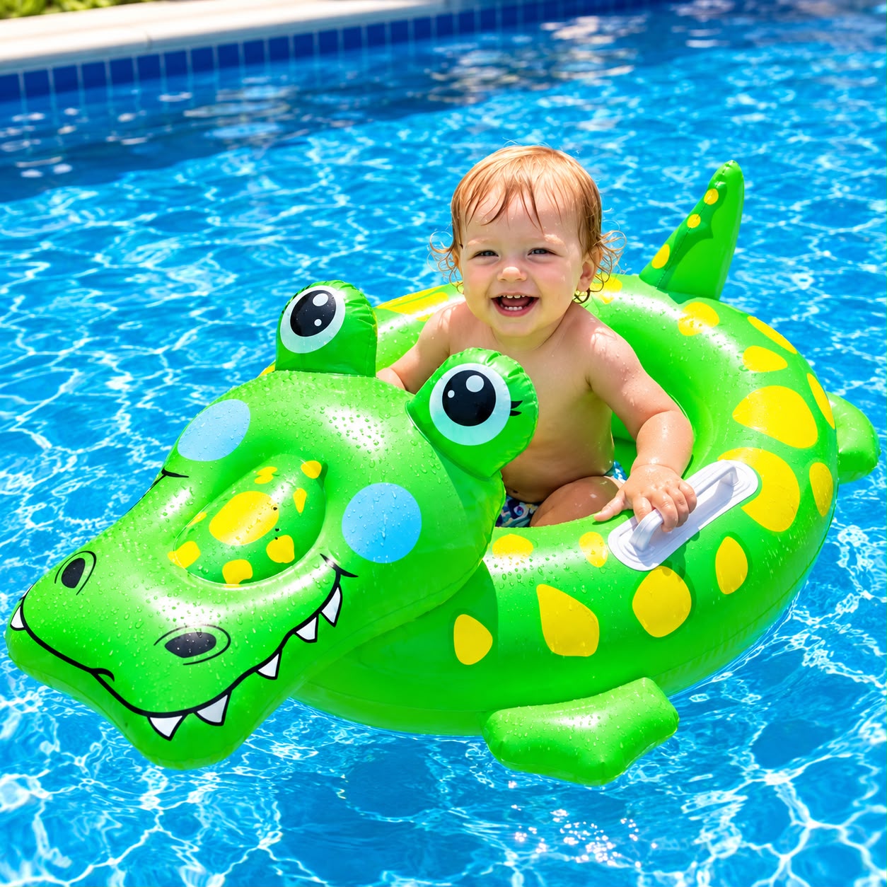 Inflable Salvavidas De Cocodrilo 65 cm